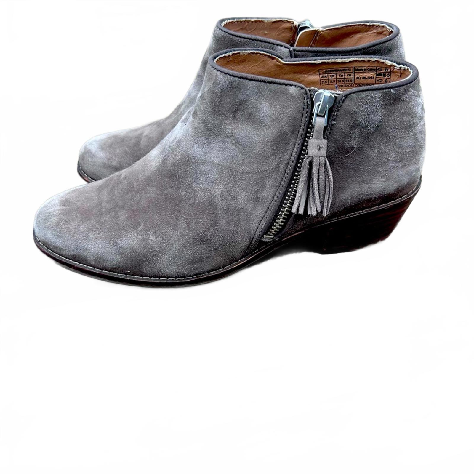 Vionic Low Ankle Tasseled Bootie | 322 Serena | Mushroom Taupe | Size 7.5
